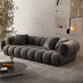 Modern Nordic Velvet L Shape Corner Living Room Sofa, Modular Sectional Sofa Couch Set by CABINSGATE SMART FURNITURE