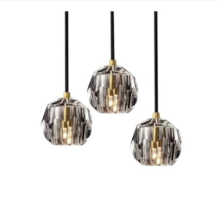 Modern Chandelier Simple Living Room Crystal Lamp by CABINSGATE SMART FURNITURE