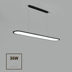 Modern Simple Creative Strip Bar Led Office Lighting Restaurant Chandelier by CABINSGATE SMART FURNITURE