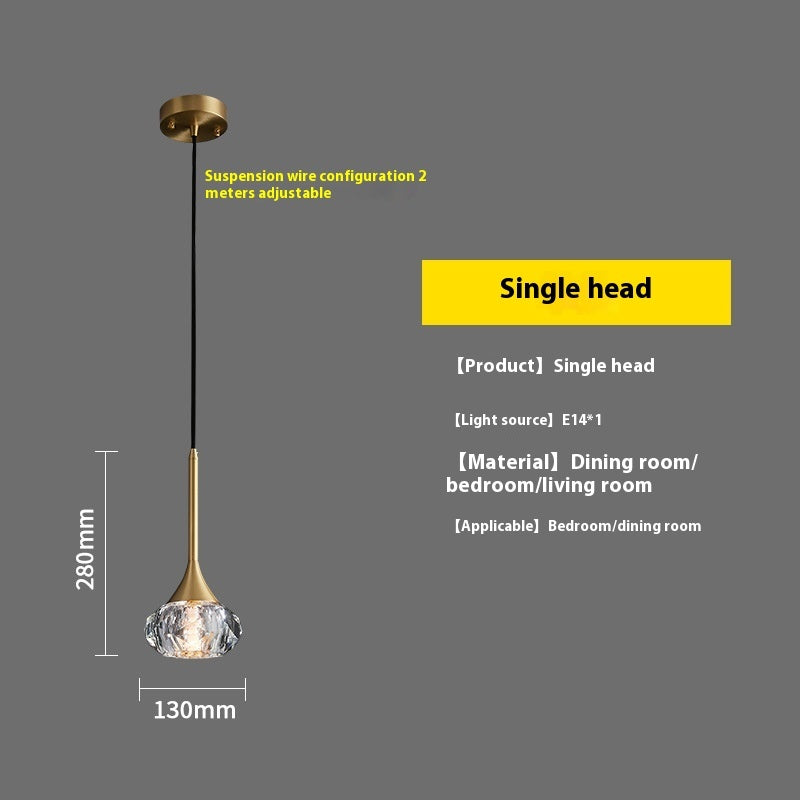 Luxury Crystal Copper Rotating Stairs Chandelier, Simple Modern Light by CABINSGATE SMART FURNITURE