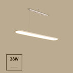 Modern Simple Creative Strip Bar Led Office Lighting Restaurant Chandelier by CABINSGATE SMART FURNITURE