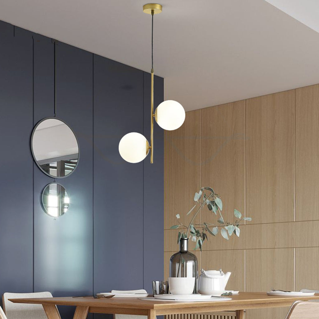 Modern Double-headed LED Chandelier, Bedroom Bedside Chandelier by CABINSGATE SMART FURNITURE