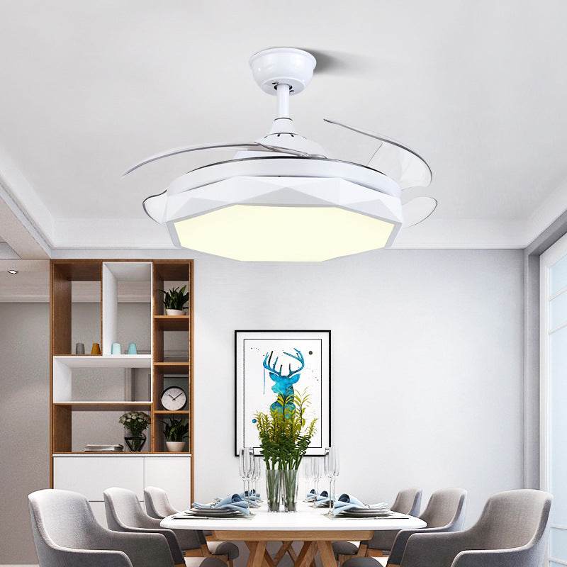 Simple Multifunctional Living Room Chandelier With Fan by CABINSGATE SMART FURNITURE