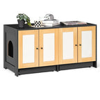 Double Cat Litter Box Enclosure: Stylish and Functional Furniture for Two Cats by CABINSGATE SMART FURNITURE