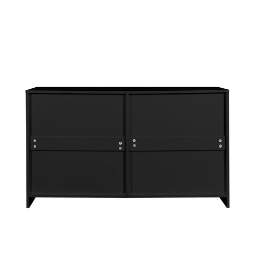 Black Particle Board With Triamcinol, Six Drawer Cabinet by CABINSGATE SMART FURNITURE