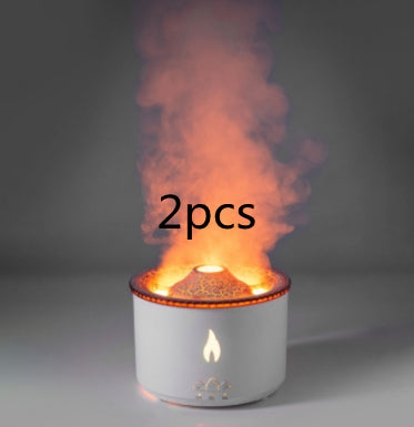 Transform Your Space with the Ultrasonic Aromatherapy Humidifier: Relaxing Mist & Soothing Flames