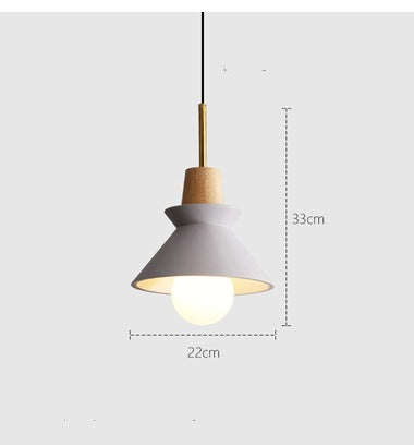 Creative Modern Danish Minimalist Bedroom Bedside Small Chandelier by CABINSGATE SMART FURNITURE