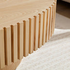 Modern Handmade Drum Coffee Table: Elevate Your Living Space with Style and Functionality by CABINSGATE SMART FURNITURE