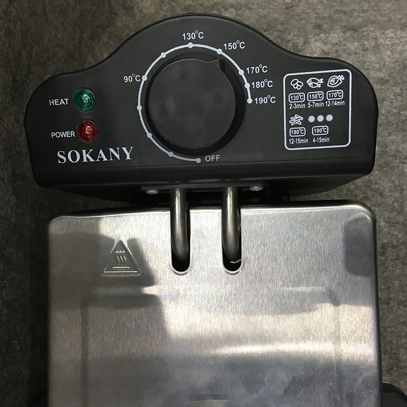 Household 3L French Fries Electromechanical Fryer.