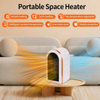 Electric Portable Space Heater 1200W Small Ceramic Fan Heater Low Energy UK Plug by CABINSGATE SMART FURNITURE