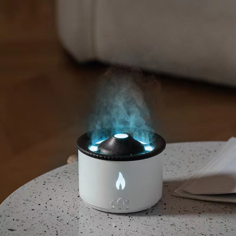 Transform Your Space with the Ultrasonic Aromatherapy Humidifier: Relaxing Mist & Soothing Flames