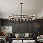 Transform Your Space with Modern Crystal Chandeliers – Elegant LED Lighting for Your Dining Room by CABINSGATE SMART FURNITURE