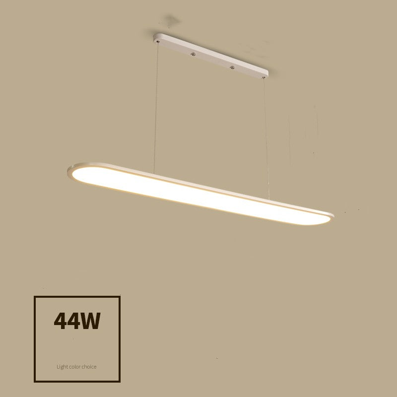Modern Simple Creative Strip Bar Led Office Lighting Restaurant Chandelier by CABINSGATE SMART FURNITURE