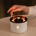 Transform Your Space with the Ultrasonic Aromatherapy Humidifier: Relaxing Mist & Soothing Flames by CABINSGATE SMART FURNITURE