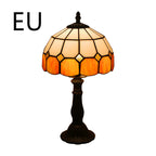 Enhance Your Space with the Retro Yellow Glass Bedside Lamp by CABINSGATE SMART FURNITURE