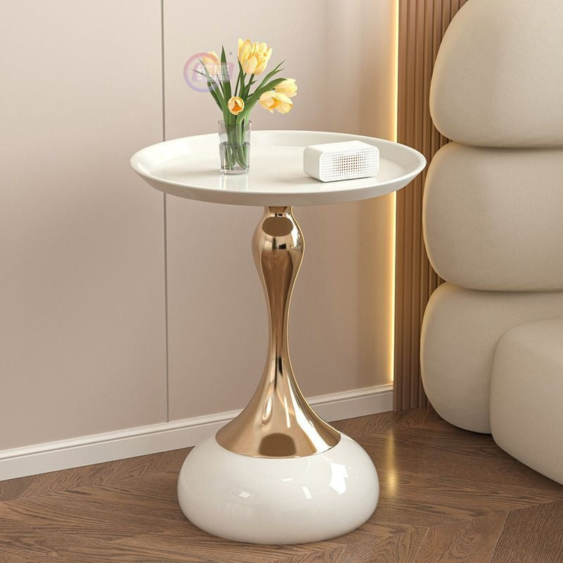 Elevate Your Space with the Iron Edge Small Coffee Table by CABINSGATE SMART FURNITURE
