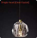 Modern Chandelier Simple Living Room Crystal Lamp by CABINSGATE SMART FURNITURE