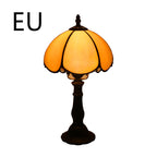 Enhance Your Space with the Retro Yellow Glass Bedside Lamp by CABINSGATE SMART FURNITURE