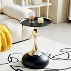 Elevate Your Space with the Iron Edge Small Coffee Table by CABINSGATE SMART FURNITURE
