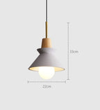 Creative Modern Danish Minimalist Bedroom Bedside Small Chandelier by CABINSGATE SMART FURNITURE