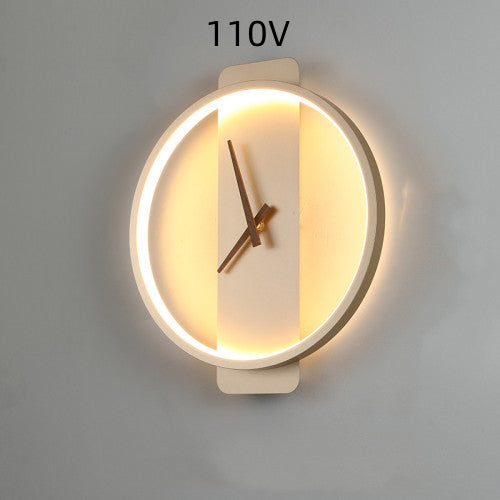 Nordic Wall Lamp with Clock – Stylish Lighting to Elevate Your Space