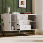 Transform Your Space with the Adjustable Sideboard Cabinet - A Perfect Blend of Style and Functionality by CABINSGATE SMART FURNITURE