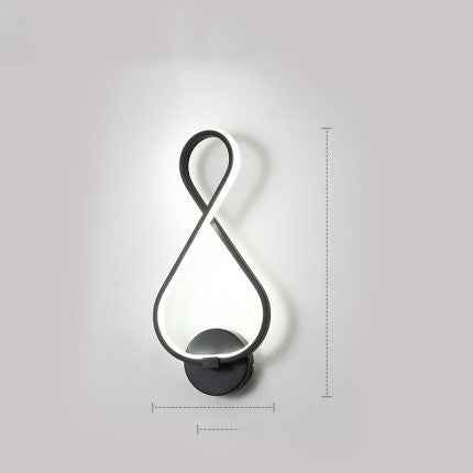 Nordic Minimalist LED Wall Lamp – Transform Your Bedroom Ambiance