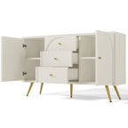 Transform Your Space with the Adjustable Sideboard Cabinet - A Perfect Blend of Style and Functionality by CABINSGATE SMART FURNITURE