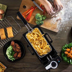 3L Electromechanical French Fryer - Effortless Frying at Home by CABINSGATE SMART FURNITURE