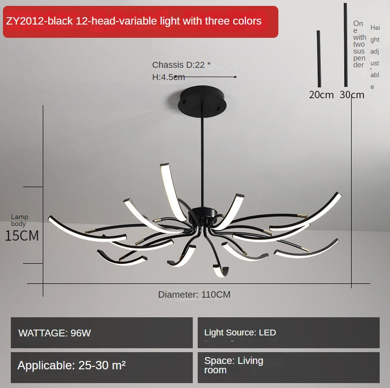 Modern Creative Personality Nordic Simplicity Chandelier by CABINSGATE SMART FURNITURE
