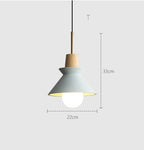 Creative Modern Danish Minimalist Bedroom Bedside Small Chandelier by CABINSGATE SMART FURNITURE