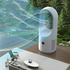Bladeless Portable Fan: Experience Whisper-Quiet Comfort Anywhere by CABINSGATE SMART FURNITURE