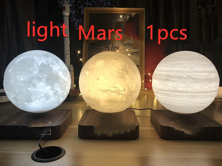 Transform Your Space with the Magnetic Levitation Moon Lamp - 3D Printed Planet Night Light