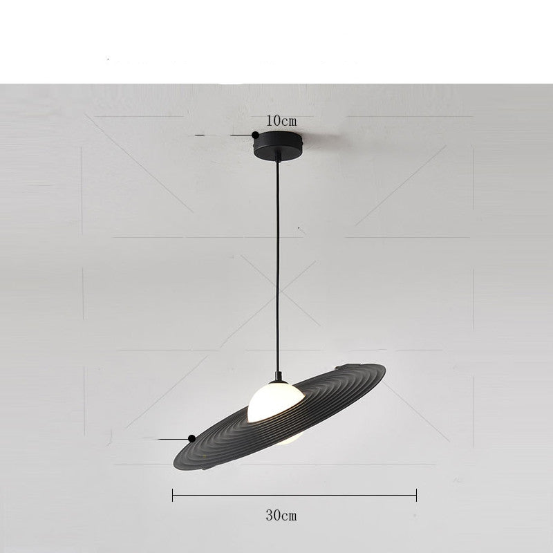 Creative Small Flying Disk Pendant Light, Modern Minimalist Restaurant Bar Chandelier by CABINSGATE SMART FURNITURE