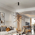 Duplex Hollow Staircase Chandelier Simple Modern Atmosphere Creativity by CABINSGATE SMART FURNITURE