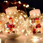 Transform Your Home with LED Christmas Curtain Lights – Enchanting Fairy Snowman Design by CABINSGATE SMART FURNITURE