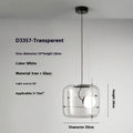 Creative Art Modern Minimalist Glass Bedroom Bedside Chandelier by CABINSGATE SMART FURNITURE