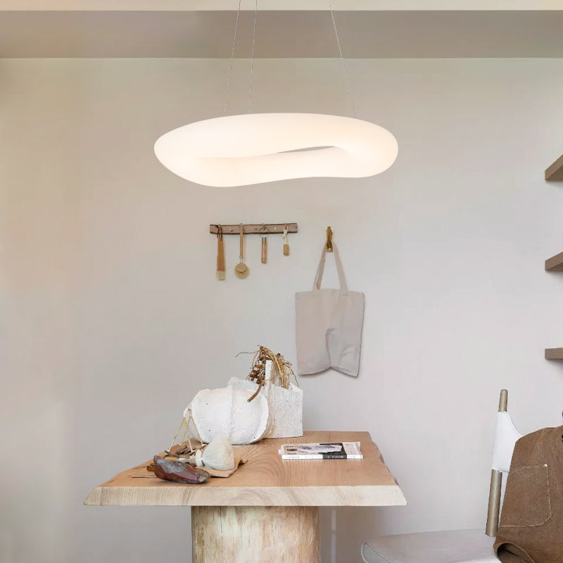 Italian Designer Nordic Chandelier Modern Minimalist Creative Living Room Lamps Round Ring Dining Room Bedroom Chandelier by CABINSGATE SMART FURNITURE