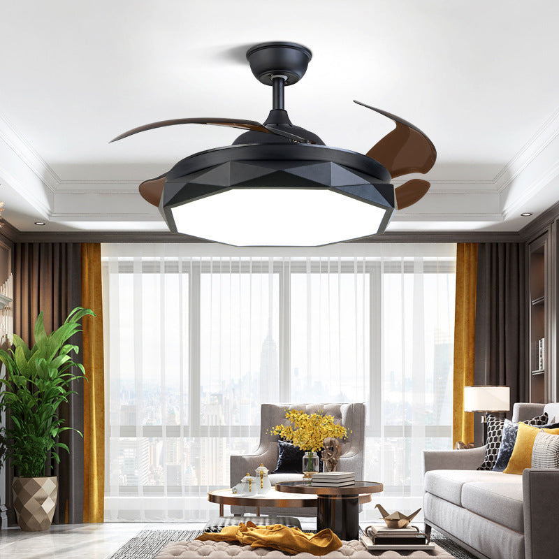 Simple Multifunctional Living Room Chandelier With Fan by CABINSGATE SMART FURNITURE