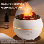Flame Aroma Diffuser: Elevate Your Space with Soothing Aromatherapy and Humidity by CABINSGATE SMART FURNITURE