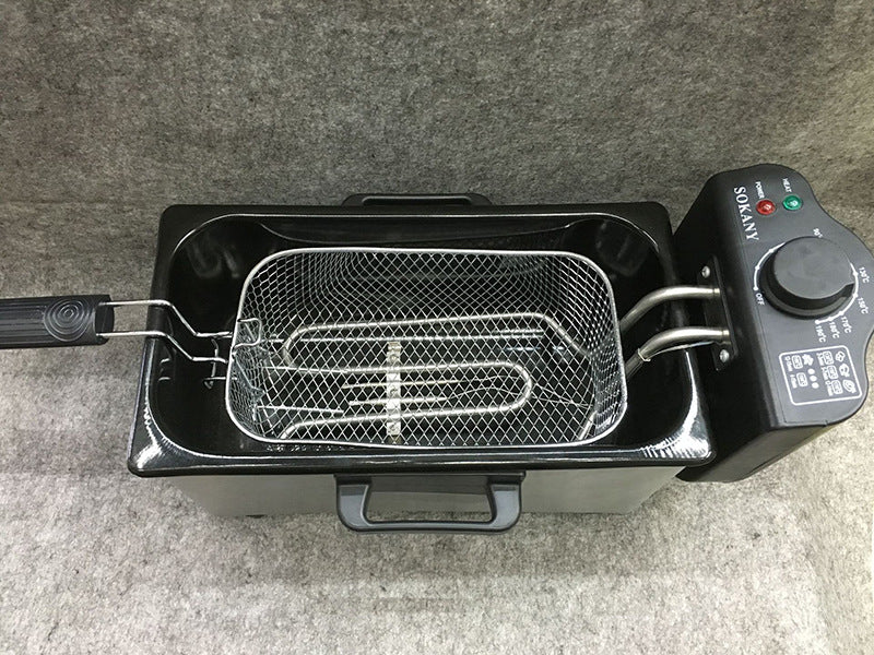 Household 3L French Fries Electromechanical Fryer.
