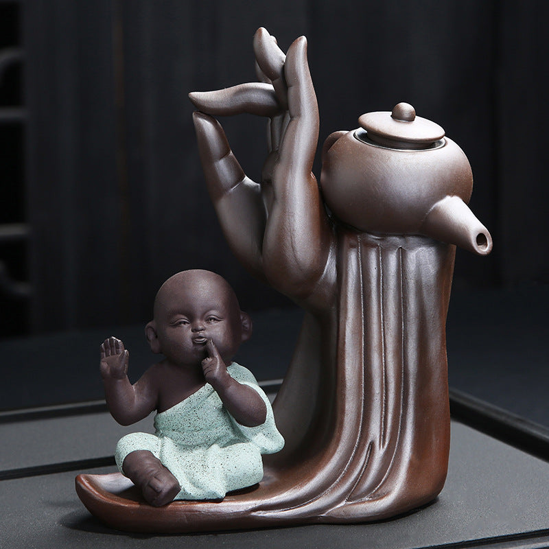 Elevate Your Experience with Our Ebony Ceremony Tea Set by CABINSGATE SMART FURNITURE
