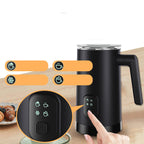 Transform Your Morning Routine with the Automatic Stainless Steel Milk Frother by CABINSGATE SMART FURNITURE