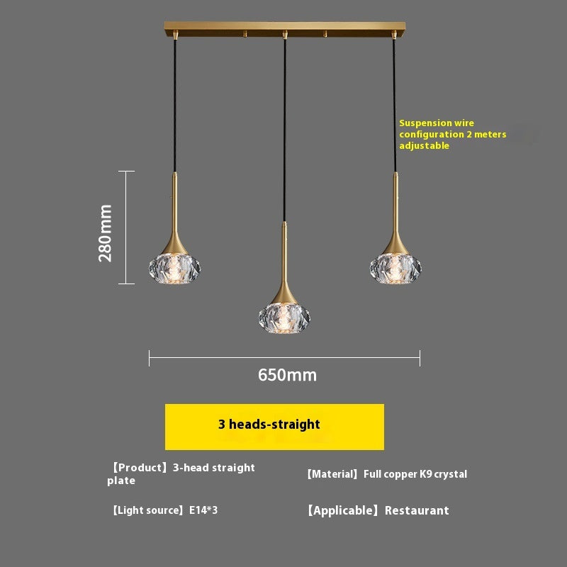 Luxury Crystal Copper Rotating Stairs Chandelier, Simple Modern Light by CABINSGATE SMART FURNITURE