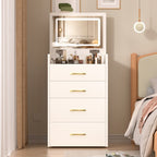 Transform Your Space with the Compact Makeup Vanity Set – A Perfect Blend of Style and Function by CABINSGATE SMART FURNITURE