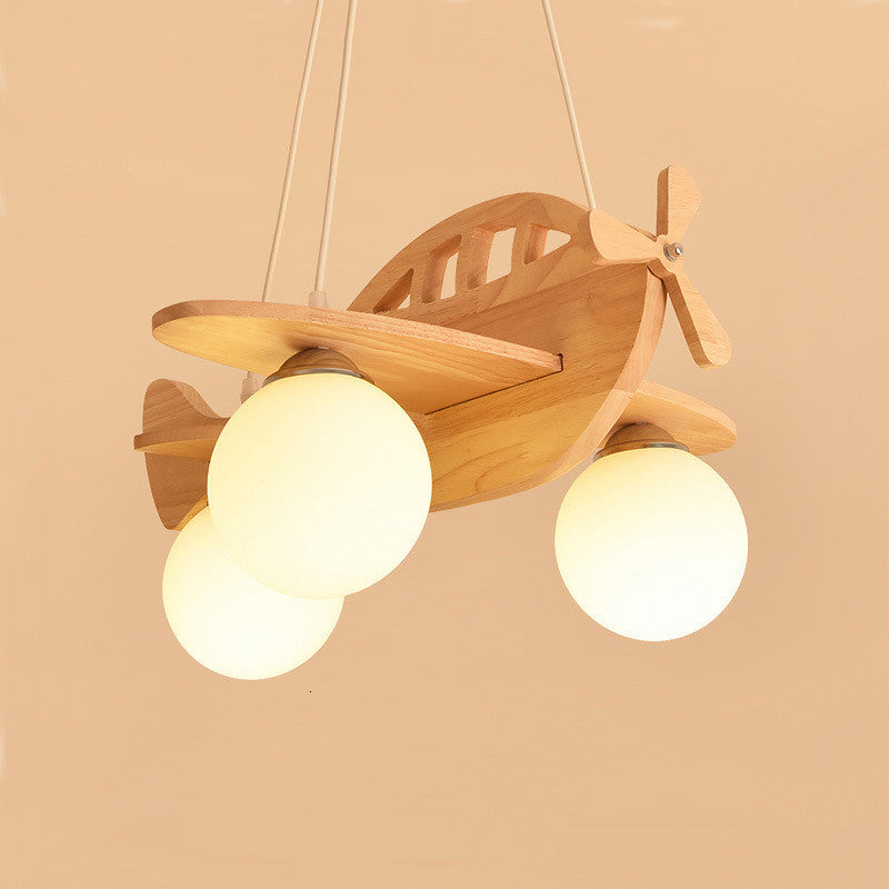 Modern Minimalist Airplane-shaped Chandelier In Children's Room by CABINSGATE SMART FURNITURE