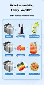 Compact Home Ice Machine – Your Ultimate Small Ice Maker for Effortless Chilling by CABINSGATE SMART FURNITURE