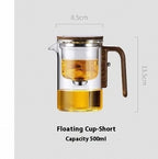 Magnetic Teapot with Separation Filter for Effortless Brewing and Flawless Flavor by CABINSGATE SMART FURNITURE