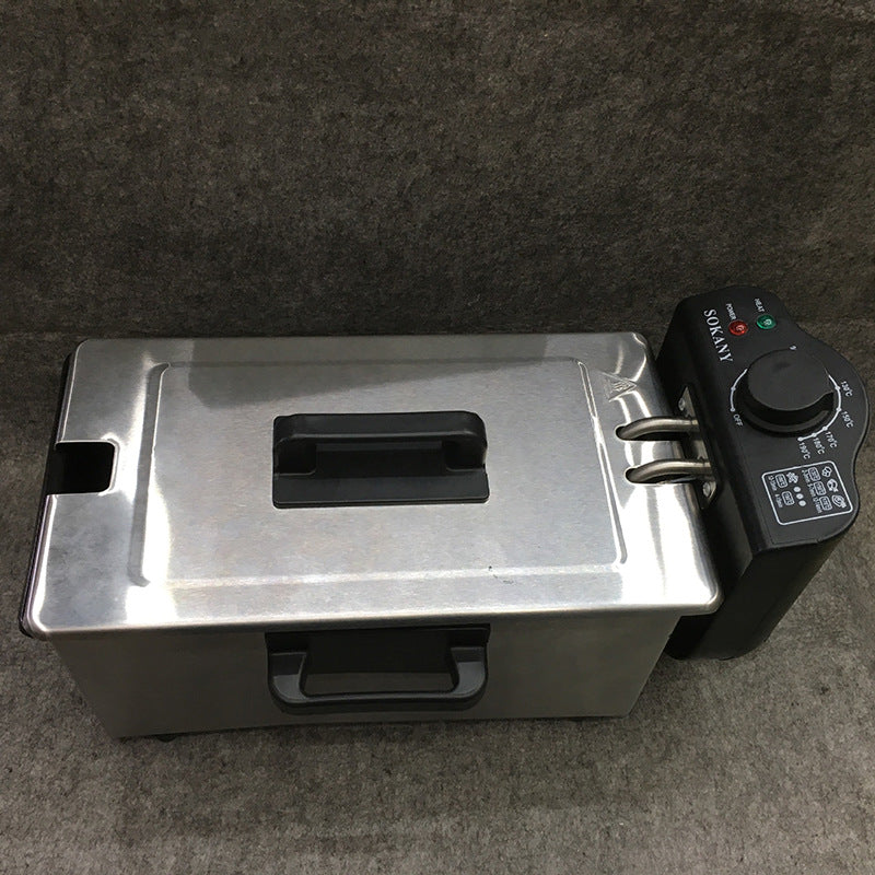 Household 3L French Fries Electromechanical Fryer.