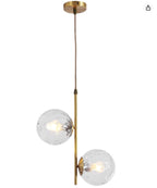 Modern Double-headed LED Chandelier, Bedroom Bedside Chandelier by CABINSGATE SMART FURNITURE